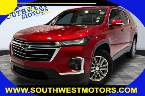 Red 2023 Chevrolet Traverse LT Cloth for sale in Pueblo, CO