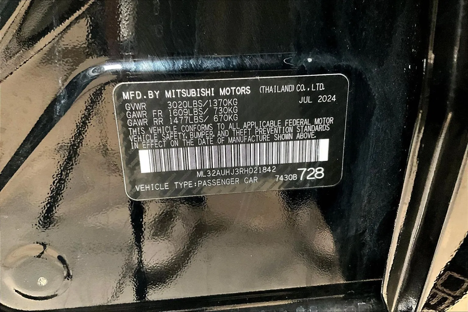 Mitsubishi Mirage photo 19
