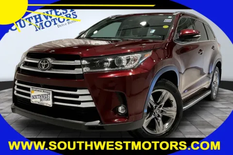 Red 2019 Toyota Highlander Limited Platinum for sale in Pueblo, CO