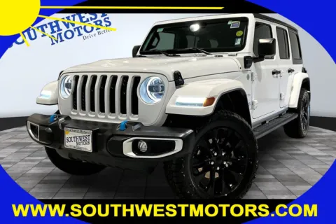 White 2023 Jeep Wrangler 4xe Sahara for sale in Pueblo, CO