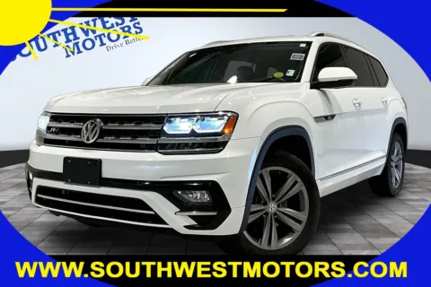 White 2019 Volkswagen Atlas 3.6L V6 SE w/Technology R-Line for sale in Pueblo, CO
