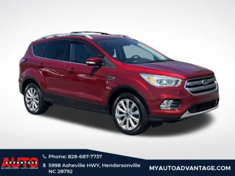 Red 2017 Ford Escape Titanium for sale in Hendersonville, NC
