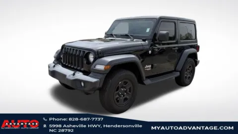 Black 2019 Jeep Wrangler Sport S for sale in Hendersonville, NC