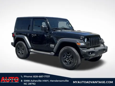 Black 2019 Jeep Wrangler Sport S for sale in Hendersonville, NC