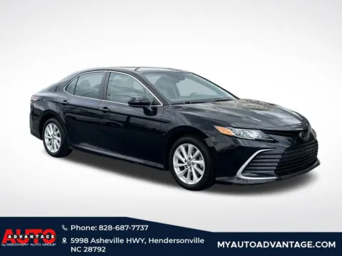 Black 2021 Toyota Camry LE for sale in Hendersonville, NC