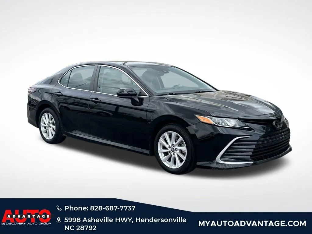 Black 2021 Toyota Camry LE for sale in Hendersonville, NC