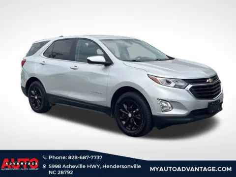 Silver 2021 Chevrolet Equinox LT for sale in Hendersonville, NC