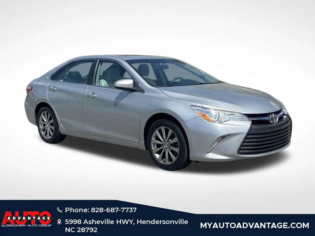 Silver 2015 Toyota Camry XLE for sale in Hendersonville, NC