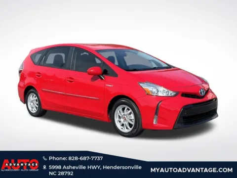 Red 2015 Toyota Prius v Three for sale in Hendersonville, NC
