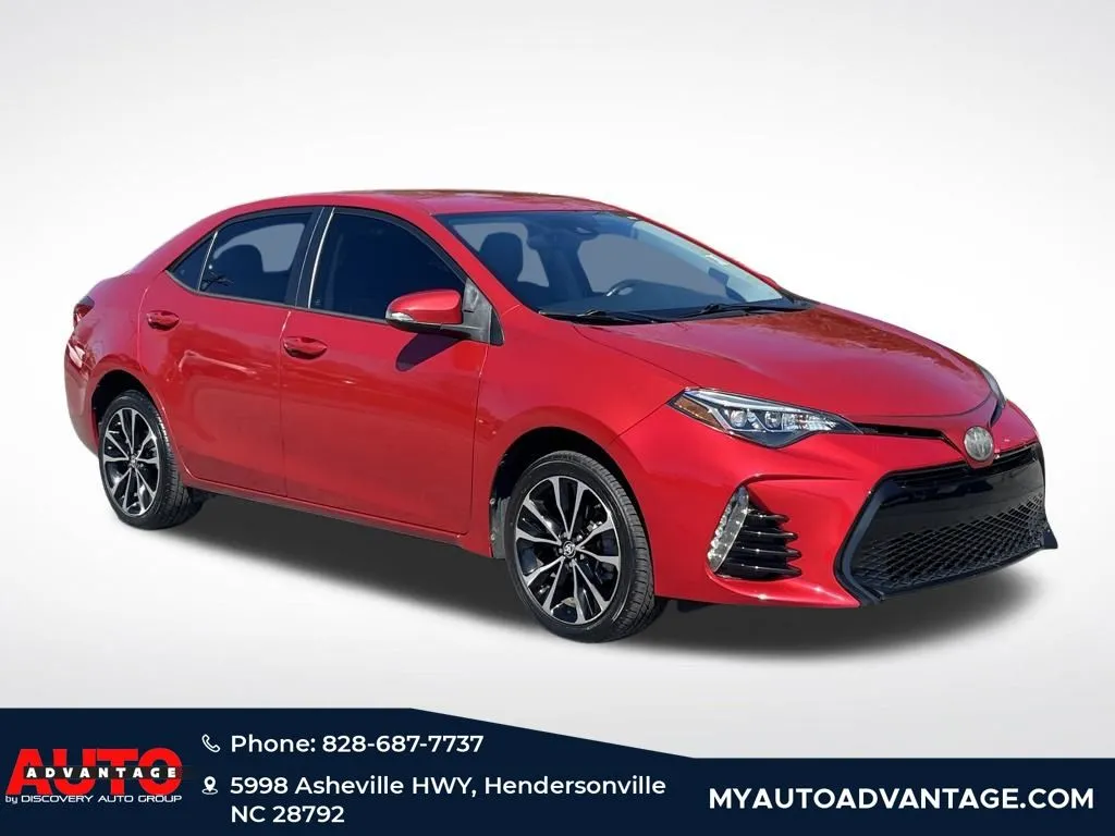 Red 2018 Toyota Corolla SE for sale in Hendersonville, NC
