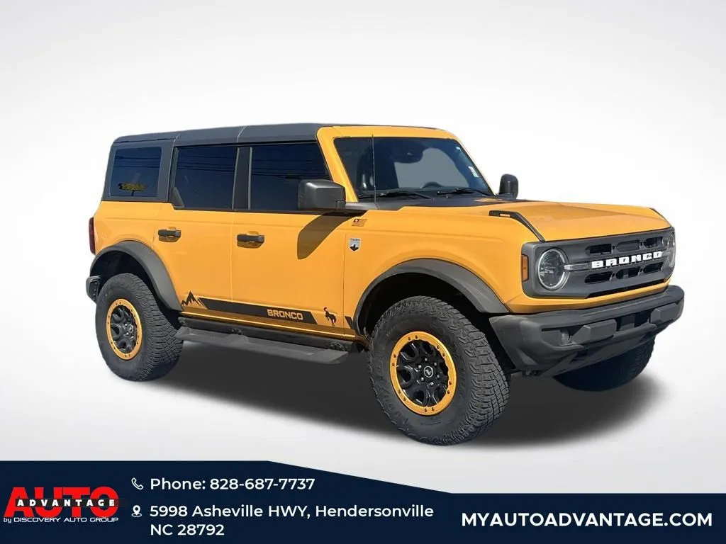 Orange 2022 Ford Bronco Big Bend for sale in Hendersonville, NC