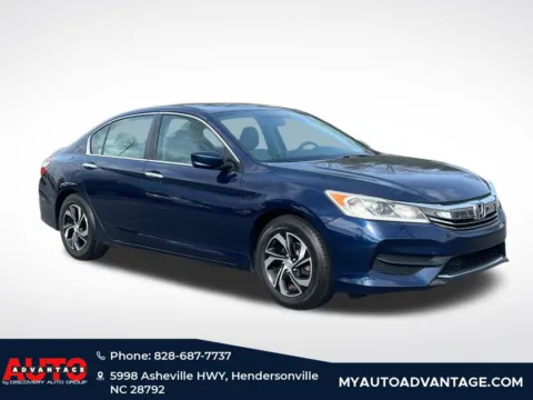 Black 2016 Honda Accord LX for sale in Hendersonville, NC