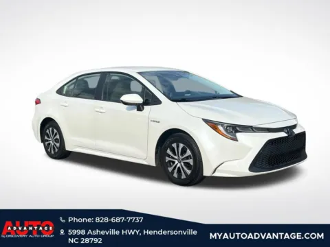 White 2021 Toyota Corolla Hybrid LE for sale in Hendersonville, NC