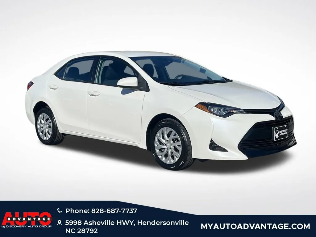 White 2018 Toyota Corolla LE for sale in Hendersonville, NC