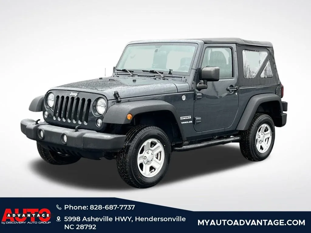 Gray 2017 Jeep Wrangler Sport for sale in Hendersonville, NC