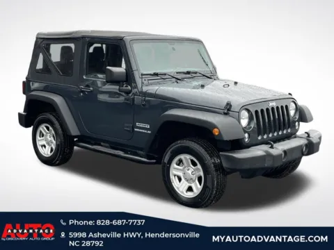 Gray 2017 Jeep Wrangler Sport for sale in Hendersonville, NC