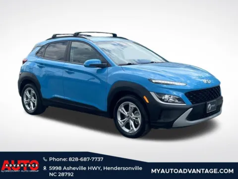 Blue 2023 Hyundai Kona SEL for sale in Hendersonville, NC