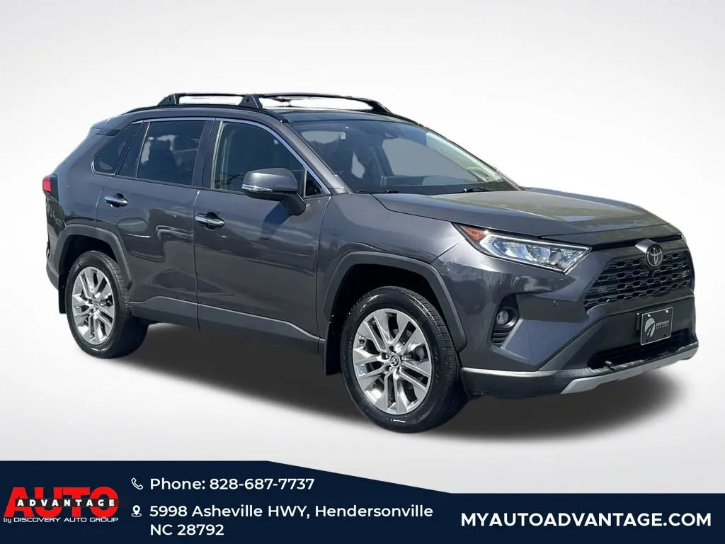 Gray 2021 Toyota RAV4 Limited for sale in Hendersonville, NC