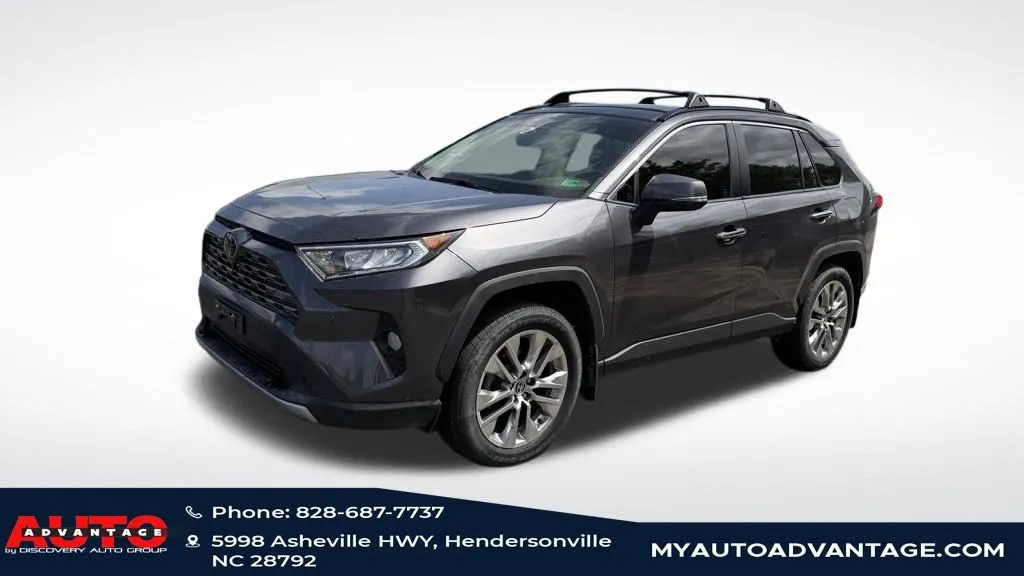 Gray 2021 Toyota RAV4 Limited for sale in Hendersonville, NC