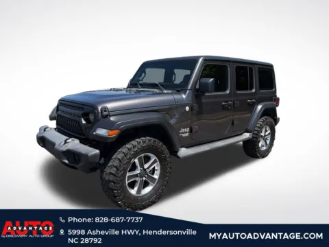 Gray 2018 Jeep Wrangler Unlimited Sport S for sale in Hendersonville, NC