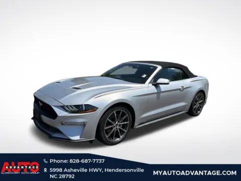 Silver 2019 Ford Mustang EcoBoost Premium for sale in Hendersonville, NC