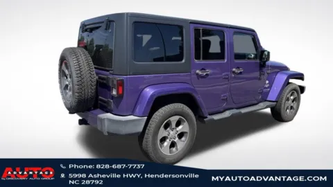 Another view of 2018 Jeep Wrangler JK Unlimited Sahara for sale in Hendersonville, NC at Auto Advantage