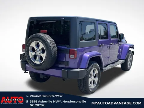 Another view of 2018 Jeep Wrangler JK Unlimited Sahara for sale in Hendersonville, NC at Auto Advantage