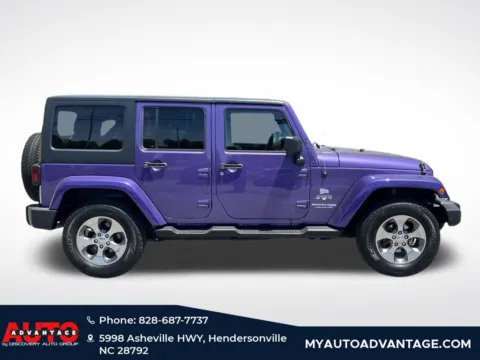 Photos of 2018 Jeep Wrangler JK Unlimited Sahara for sale in Hendersonville, NC at Auto Advantage