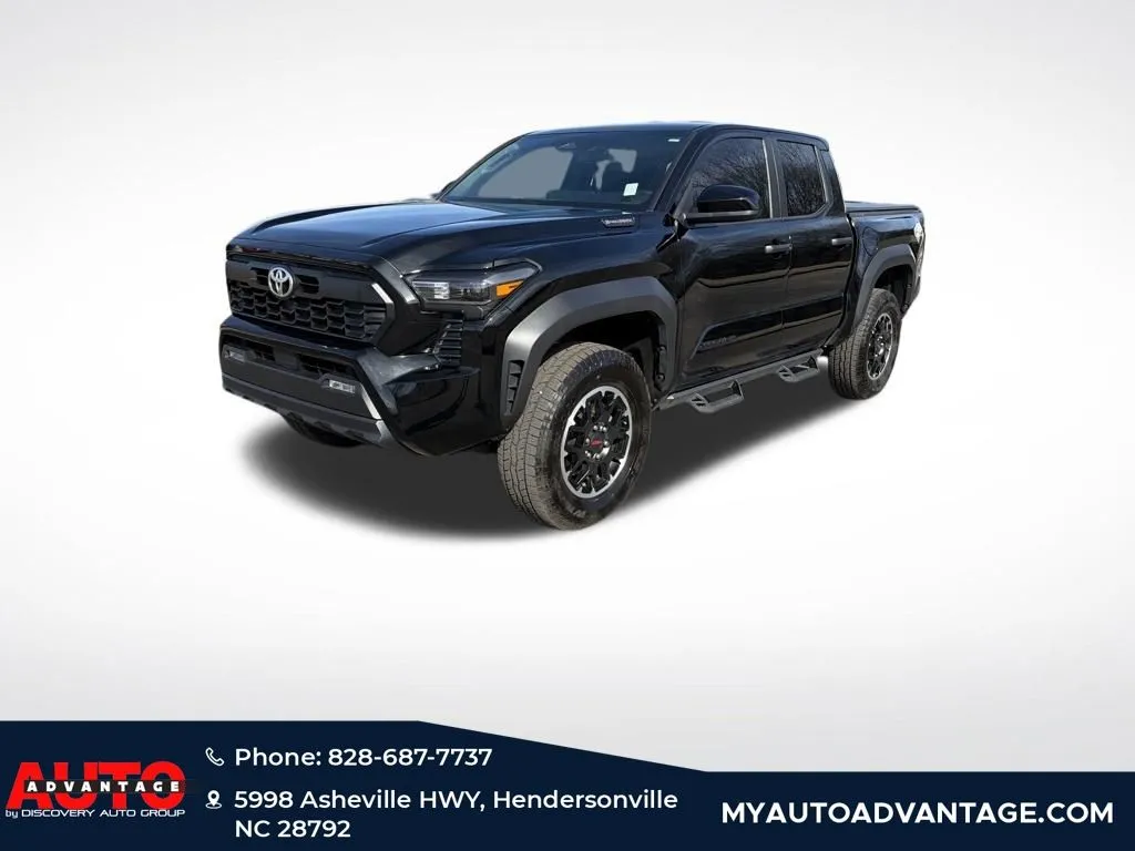 Black 2024 Toyota Tacoma Hybrid TRD Off Road for sale in Hendersonville, NC