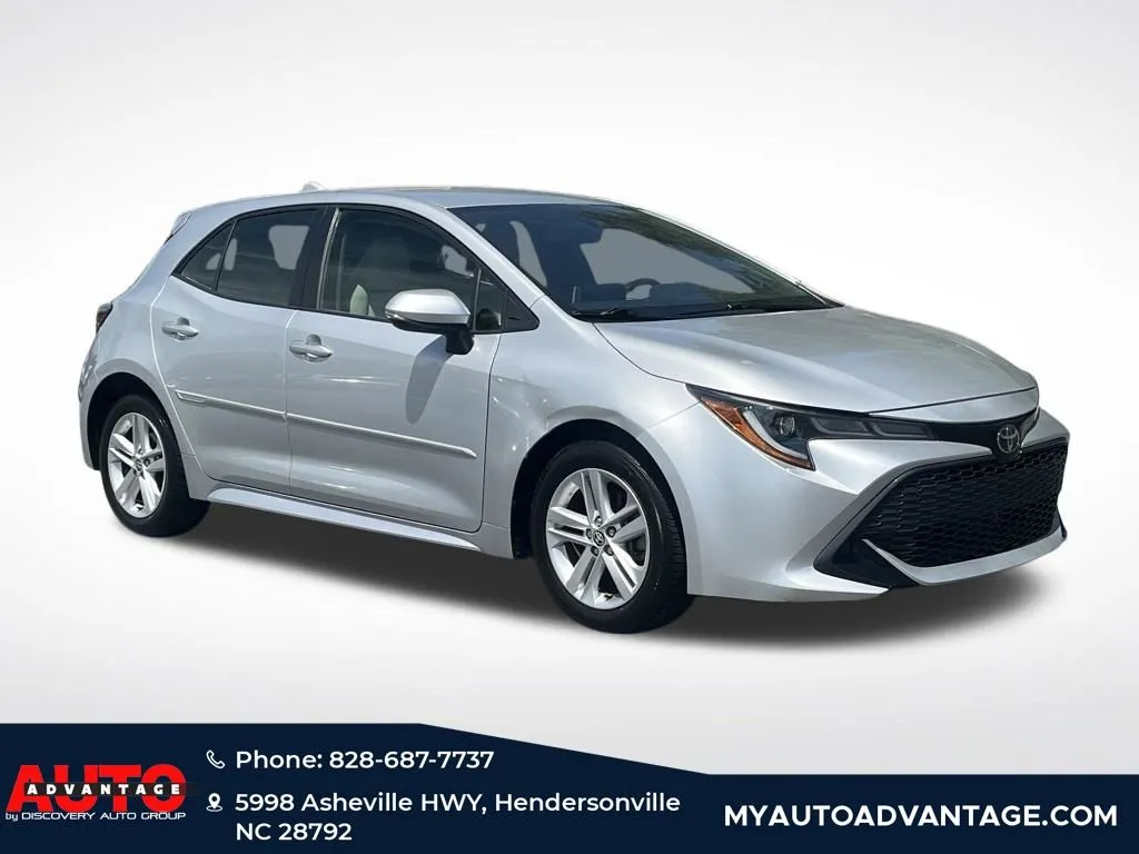 Silver 2019 Toyota Corolla Hatchback SE for sale in Hendersonville, NC