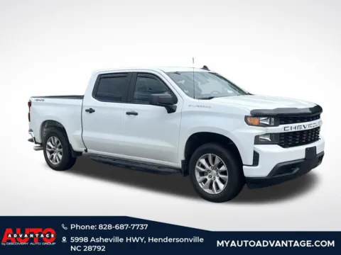 White 2019 Chevrolet Silverado 1500 Custom for sale in Hendersonville, NC