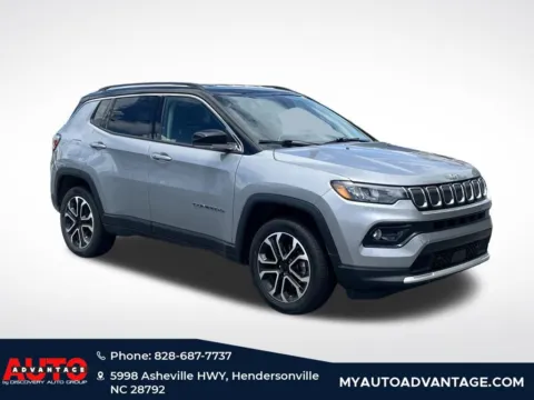 Silver 2022 Jeep Compass Limited for sale in Hendersonville, NC