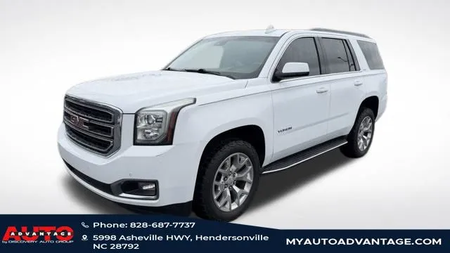 White 2019 GMC Yukon SLT Standard Edition for sale in Hendersonville, NC