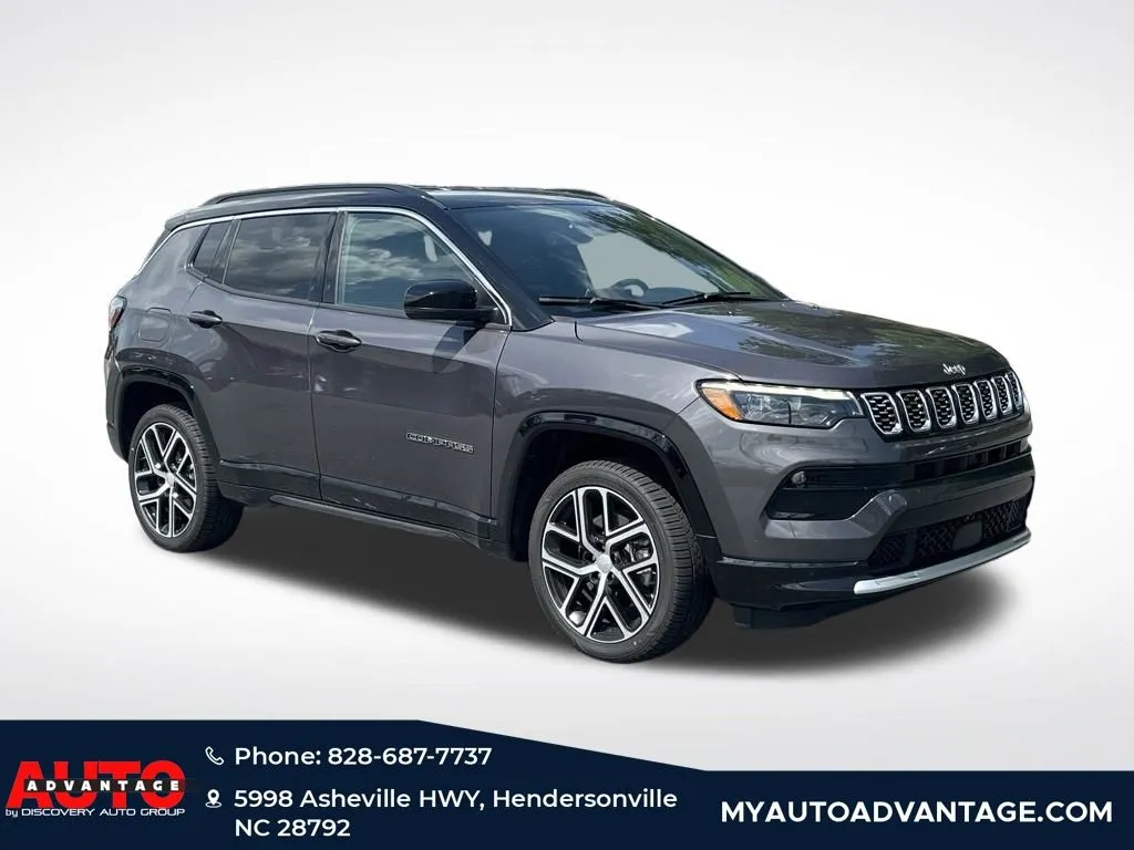 Gray 2024 Jeep Compass Limited for sale in Hendersonville, NC