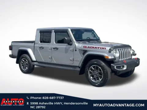 Silver 2020 Jeep Gladiator Overland for sale in Hendersonville, NC