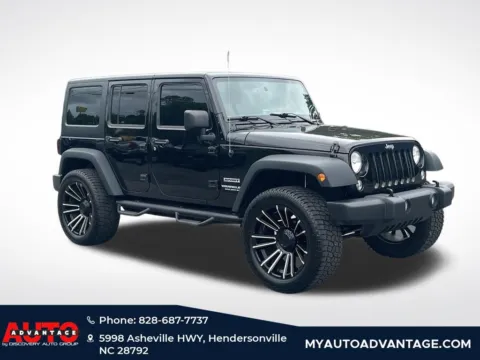 Black 2017 Jeep Wrangler Unlimited Sport for sale in Hendersonville, NC