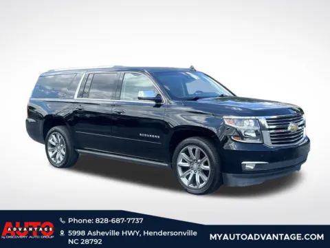 Black 2016 Chevrolet Suburban LTZ for sale in Hendersonville, NC