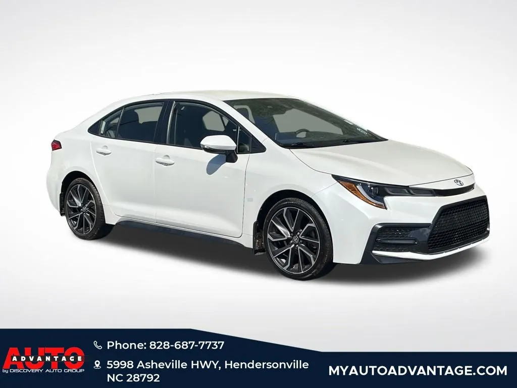 White 2021 Toyota Corolla SE for sale in Hendersonville, NC