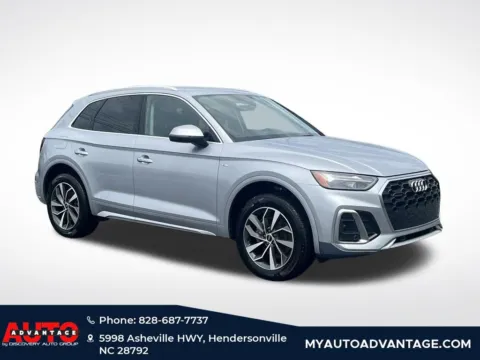 Silver 2022 Audi Q5 45 S line Premium for sale in Hendersonville, NC