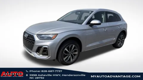 Silver 2022 Audi Q5 45 S line Premium for sale in Hendersonville, NC