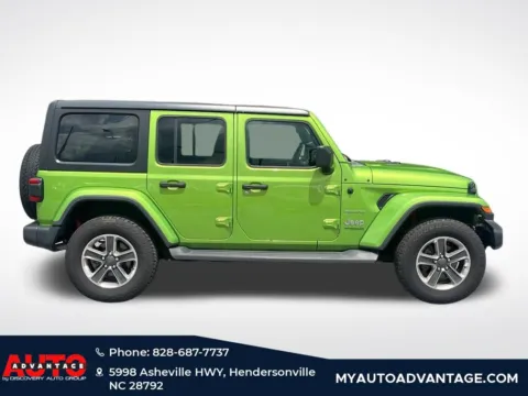 Photos of 2019 Jeep Wrangler Unlimited Sahara for sale in Hendersonville, NC at Auto Advantage