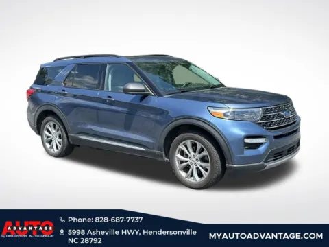 Blue 2020 Ford Explorer XLT for sale in Hendersonville, NC