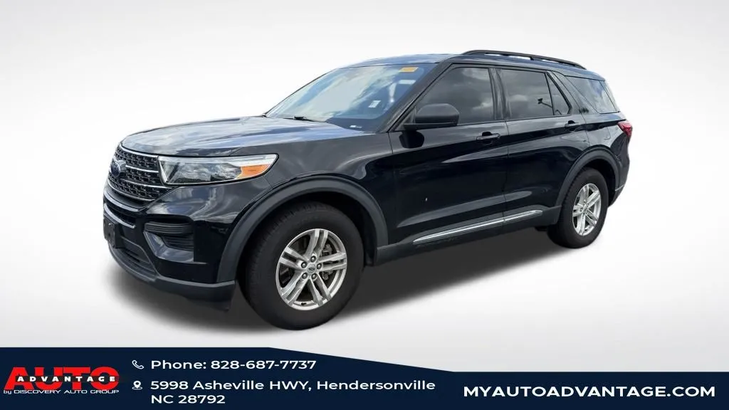 Black 2020 Ford Explorer XLT for sale in Hendersonville, NC