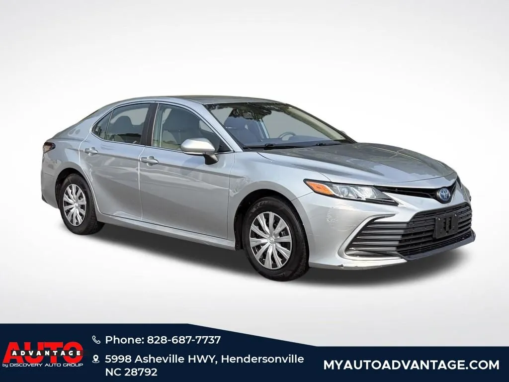 Silver 2022 Toyota Camry Hybrid LE for sale in Hendersonville, NC