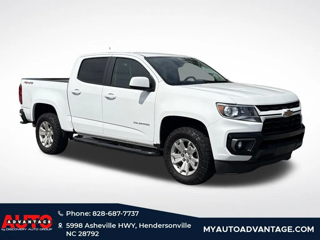 White 2022 Chevrolet Colorado LT for sale in Hendersonville, NC