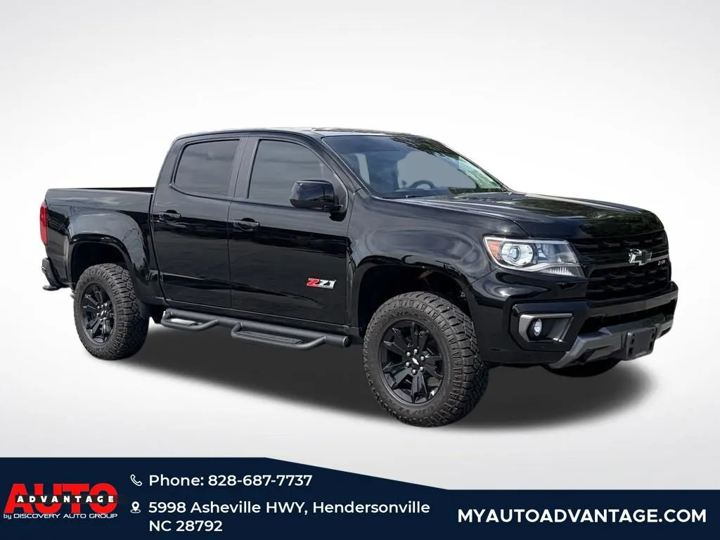 Black 2021 Chevrolet Colorado Z71 for sale in Hendersonville, NC