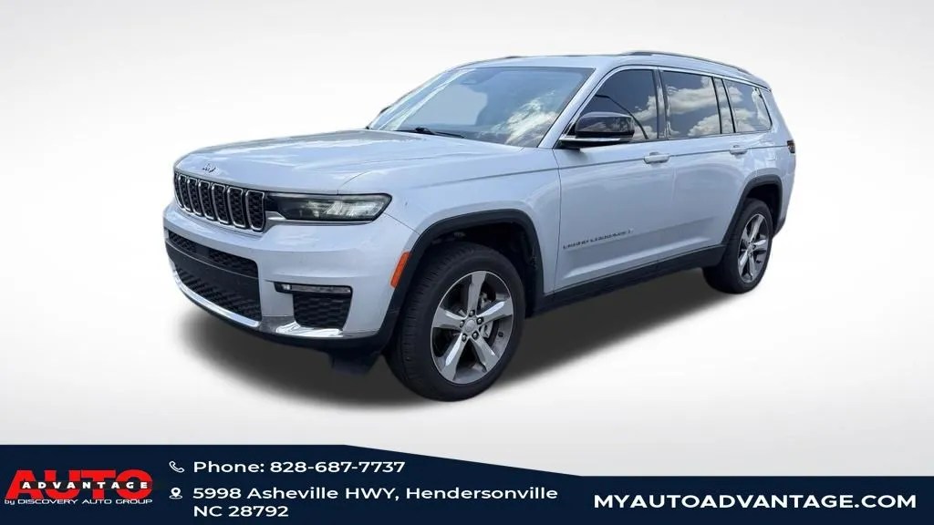 Silver 2021 Jeep Grand Cherokee L Limited for sale in Hendersonville, NC