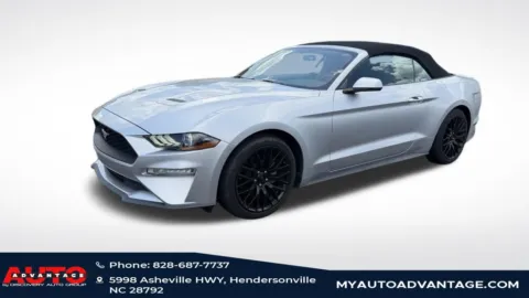 Silver 2018 Ford Mustang EcoBoost Premium for sale in Hendersonville, NC