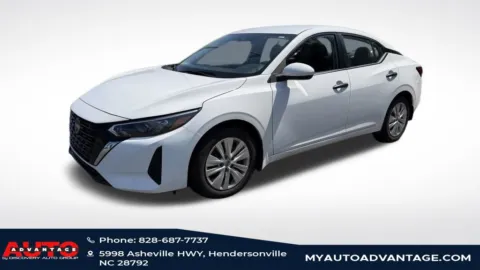 White 2025 Nissan Sentra S for sale in Hendersonville, NC