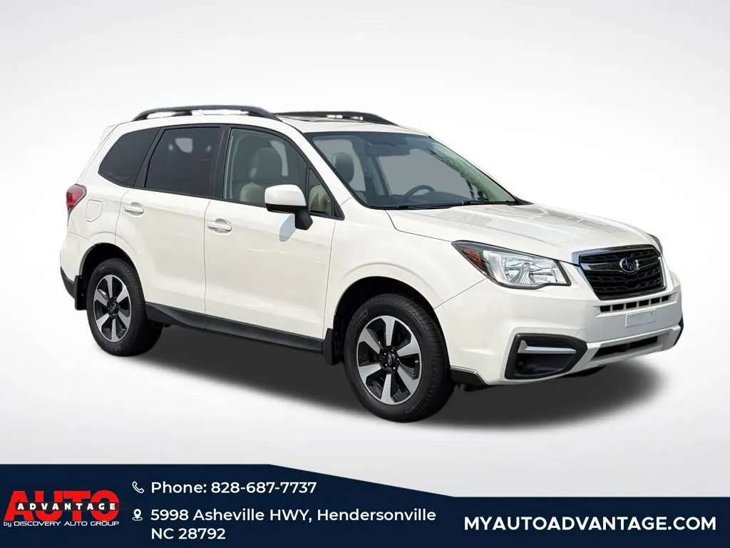 White 2017 Subaru Forester 2.5i Premium for sale in Hendersonville, NC